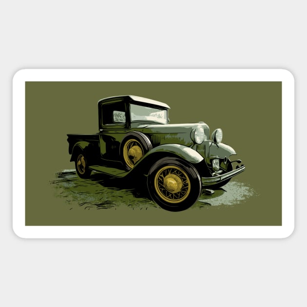 Ford Model A Pickup Truck Magnet by ZoeysGarage